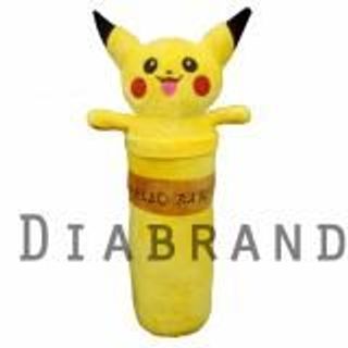 Gối ôm cao cấp viền cổ Pikachu màu vàng -GO25 nhà bán hàng Diabrand giá sỉ