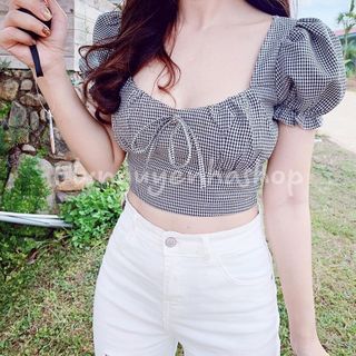 ÁO CROPTOP TAY BỒNG