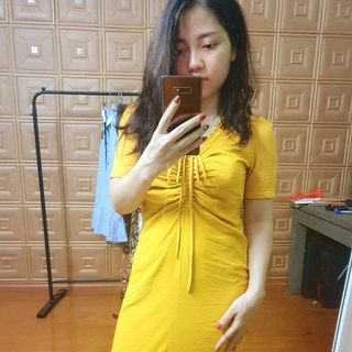 đầm đũi dúm ngực