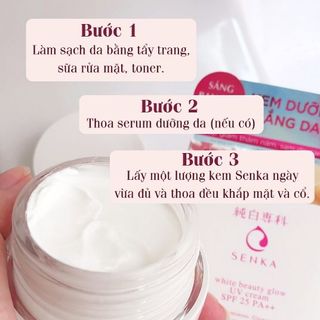 Kem Dưỡng Trắng Da SenKa Ngày