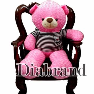 Gấu bông Teddy cao cấp áo thun màu hồng của NBH Diabrand khổ 1m4-GAUTEDDYHT12 nhà bán hàng Diabrand giá sỉ