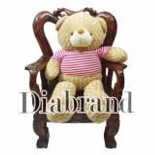 Gấu bông Teddy cao cấp áo thun màu café sữa của NBH Diabrand khổ 1m4-GAUTEDDYST12 nhà bán hàng Diabrand giá sỉ