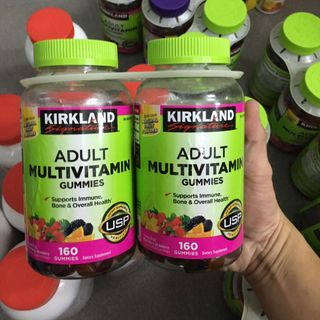 Kẹo dẻo Adult Mutivitamin Kirkland gummies 160v