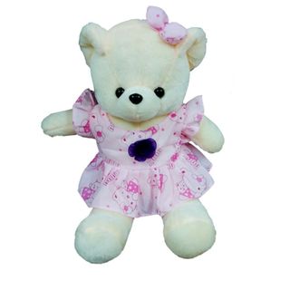 Gấu bông Teddy cao cấp mặc đầm cao 50cmGD05 nhà bán hàng Diabrand giá sỉ