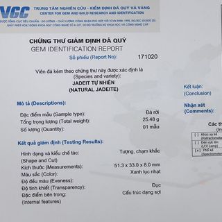 Phật bản mệnh ngọc cẩm thạch tự nhiên