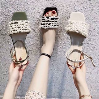 Giày sandal đính Ngọc