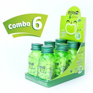 Kẹo Play More Táo Dạng Hũ 22g