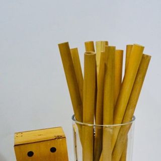 Ống hút cỏ sậy khô size coffee - Grass Straws size coffee