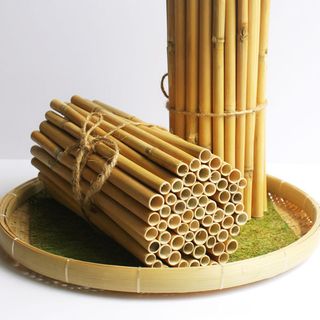 Ống hút cỏ sậy khô size coffee - Grass Straws size coffee