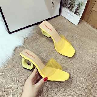 Dép gót phối kiểu