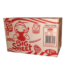 Big Sheet Snack rong biển sấy giòn Big Sheet Taokaenoi vị cay