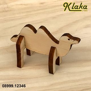 Đồ Chơi Thông Minh Cho Bé Mô Hình Lắp Ghép 3D Bằng Gỗ Thông
