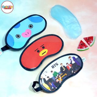 BỊT MẮT NGỦ KÈM TÚI GEL SIÊU MÁT