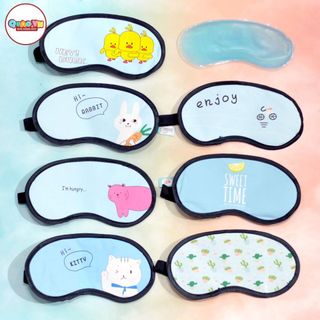 BỊT MẮT NGỦ KÈM TÚI GEL SIÊU MÁT