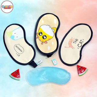 BỊT MẮT NGỦ KÈM TÚI GEL SIÊU MÁT