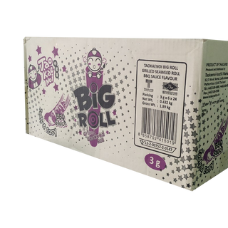Bigroll Snack rong biển nướng giòn Big roll Taokaenoi vị BBQ
