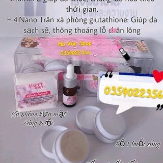 Combo bộ kem dưỡng trắng da ngọc trai Yanhee Happy White thái lan giá sỉ