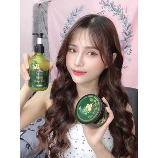combo dầu gội tặng cao ủ tóc gừng tươi nàng ơi