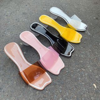 Dép phối mika màu