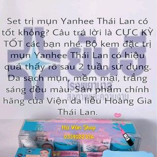 Bộ Đặc Trị Mụn YanHee ThaiLan
