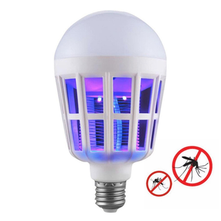 Bóng đèn led chiếu sáng kiêm đèn bắt muỗi và côn trùng / đuổi muỗi diệt muỗi