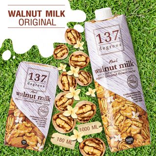 Sữa hạt 137 DEGREES óc chó nguyên chất lốc 3 hộp 180ml
