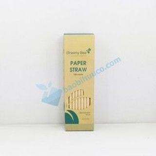 Ống Hút Giấy Cao Cấp 6x197mm Thân Thiện Với Môi Trường