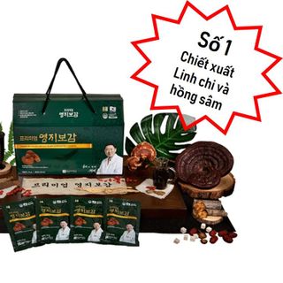 Chiết Xuất Linh Chi Và Hồng Sâm Hàn Quốc 6 Năm Tuổi 70mlx30 Gói