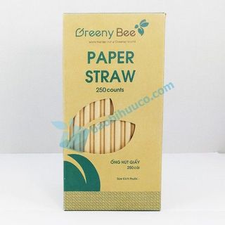 Ống Hút Giấy Cao Cấp 6x197mm giao hàng toàn quốc