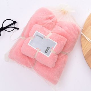 Set 2 Khăn tắm 34x7570x140siêu thấm chất liệu 100 cotton 120g450g -143