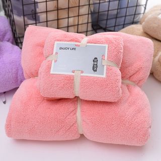 Set 2 Khăn tắm 34x7570x140siêu thấm chất liệu 100 cotton 120g450g -143