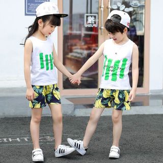 Bộ đồ cho bé gái chất liệu thun cotton thoáng mát 112-114