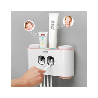 Hộp nhả kem đánh răng tự động cao cấp ECOCO không cần khoan tường