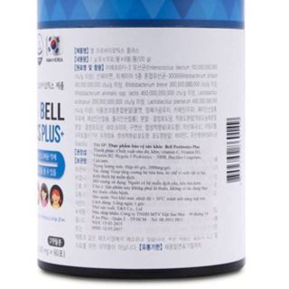 Men vi sinh hỗ trợ tiêu hóa Bell Probiotics 60 gói