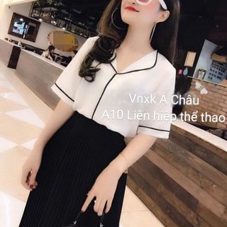 Áo nữ sơ mi cổ viền size s m l giá sỉ