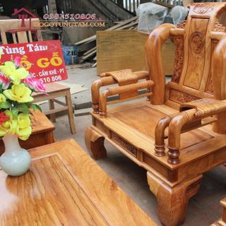 Bàn Ghế Tần Thủy Hoàng Gõ Đỏ Tay 12 Đẹp