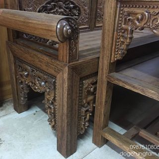 Bộ Trường Kỷ Gỗ Gụ Vip