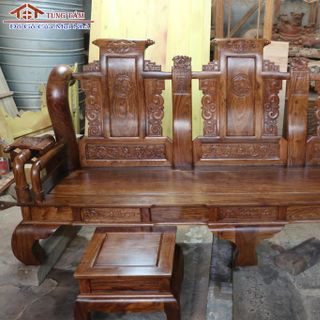 Bàn Ghế Tần Thủy Hoàng Gỗ Hương Vân