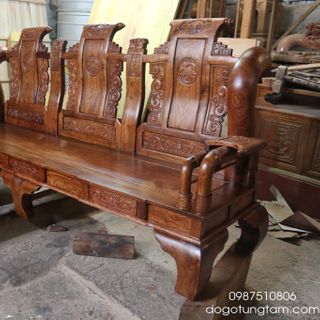 Bàn Ghế Tần Thủy Hoàng Gỗ Hương Vân