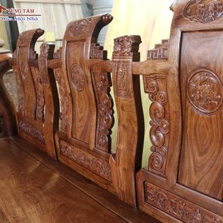 Bàn Ghế Tần Thủy Hoàng Gỗ Hương Vân