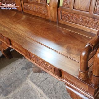 Bàn Ghế Tần Thủy Hoàng Gỗ Hương Vân
