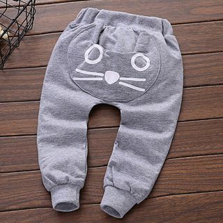 Quần dài cho bé gái chất liệu thunsau đích hình thú vô cùng ngộ nghĩnh đáng yêu 115