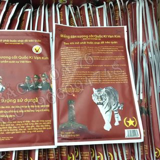 Miếng Dán Xương Cốt Quốc Kì Vạn Kim - Hàng Việt Nam - Cao