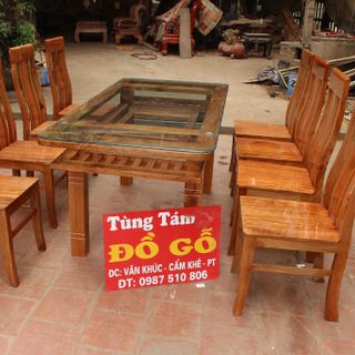 Bộ Bàn ăn 8 Ghế Bàn Vuông