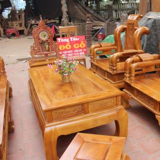 Bàn Ghế Tần Thủy Hoàng Gỗ Mít