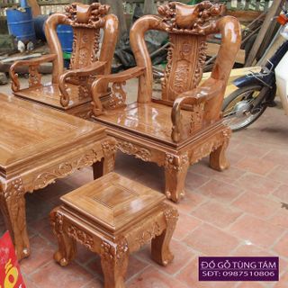 Bộ Ghế Đồng Kỵ Tay 12 6 Món