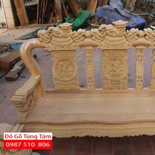 Bàn Ghế Nghê Đỉnh Gỗ Gõ Đỏ