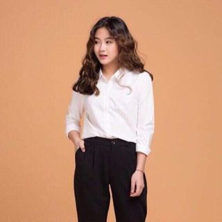 Sơ mi trơn tay dài