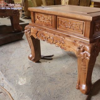 Bộ Nghê Đỉnh Gỗ Re Gừng Tay 14