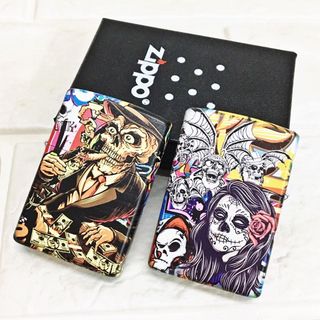 BẬT LỬA ZIPPO MỸ PHIÊN BẢN NHẬT HÌNH PUNK SKULL CÓ TEM ĐỎ - TẶNG KÈM TÚI XÁCH - XÀI XĂNG giá sỉ